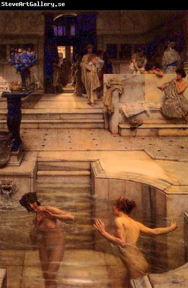 Sir Lawrence Alma-Tadema,OM.RA,RWS A Favourite Custom